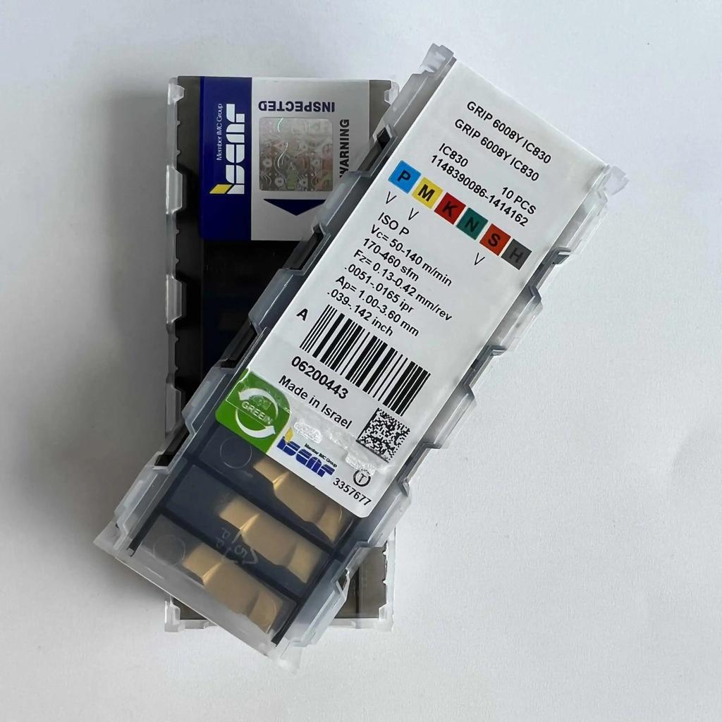 ISCAR / GRIP6008Y IC830 /Industrial Indexable Carbide Inserts 10 PCS