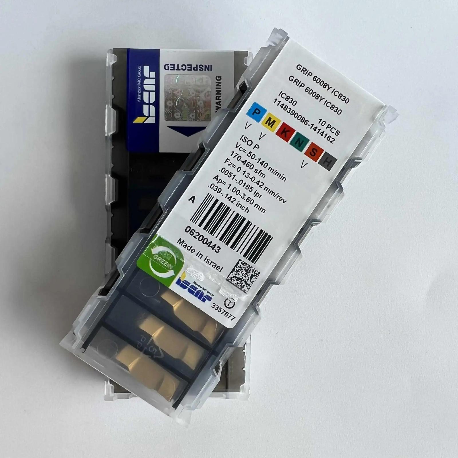 

ISCAR / GRIP6008Y IC830 /Industrial indexable Carbide Inserts 10 PCS