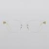 SBKA Ted-C02 Clear Horn-Rimmed Glasses (Blue Light Blocking)