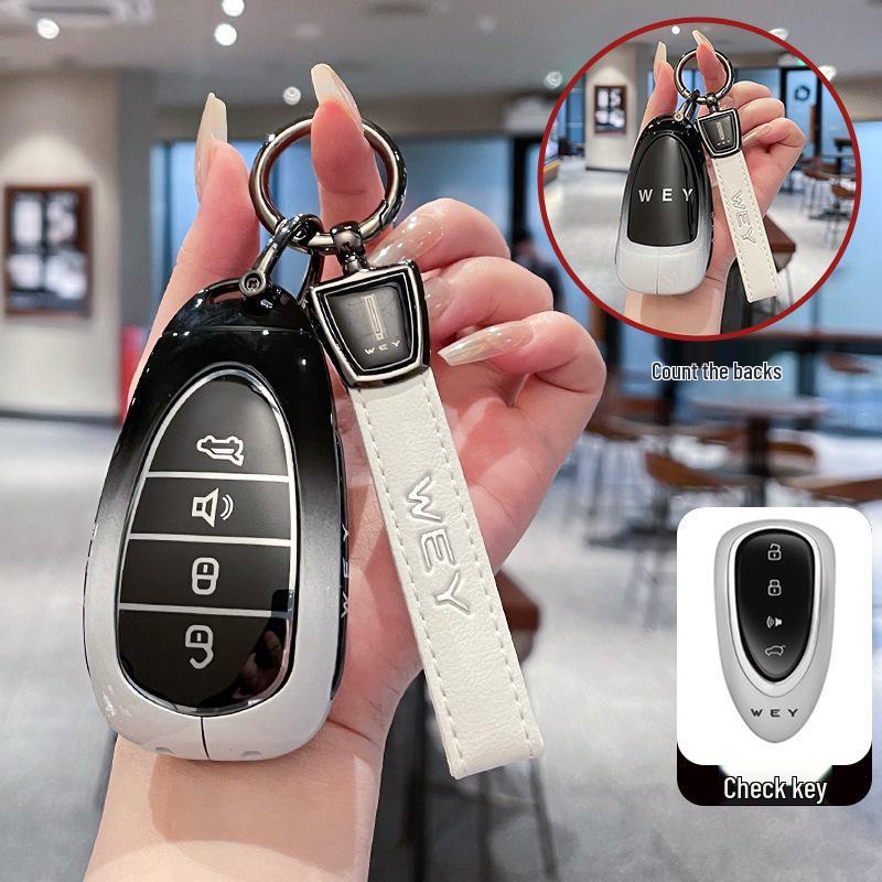 2025 Wey Blue Mountain Key Case for Gaoshan 8/9 Mocha Hi4 Latte Metal Shell