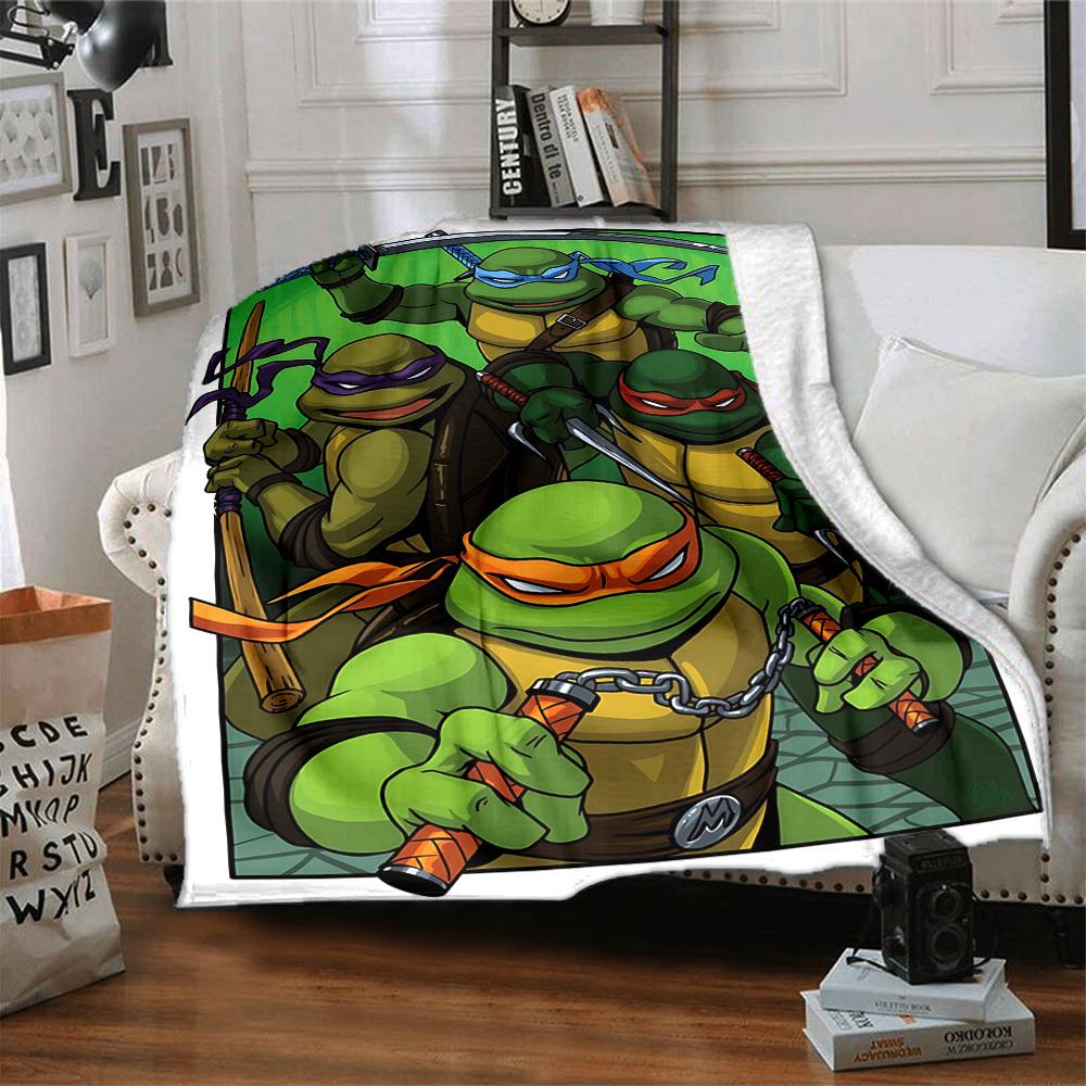 1pc Turtles Blanket Versatile for Couch, Office Bed