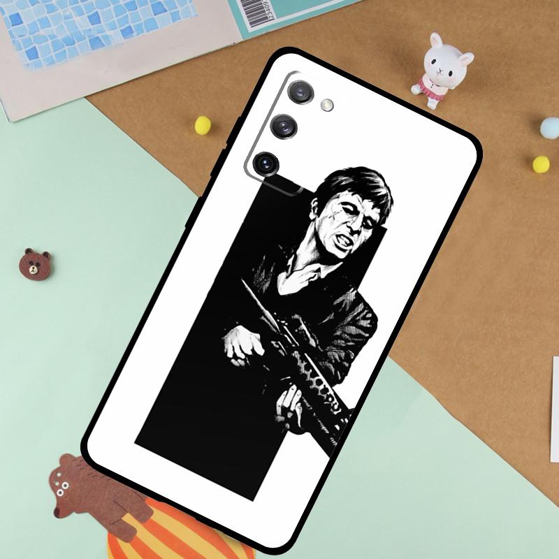 

Scarface Tony Montanna Soft Case For Samsung Galaxy S24 Ultra S9 S10 S20 S22 S21 Plus S23 FE S25 Ultra Funda Cover Galaxy S24Ultra