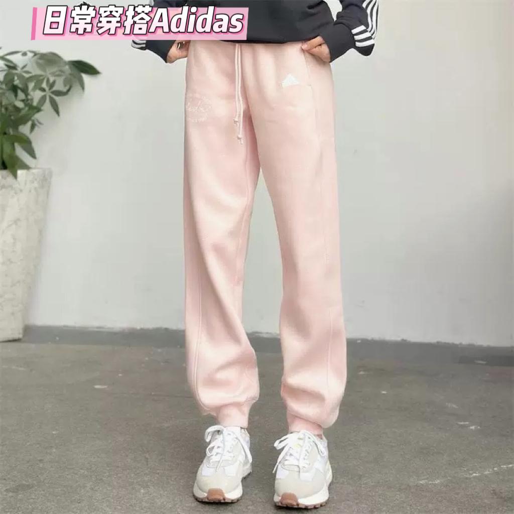 Adidas Women s Fleece-Lined Thickened Warm Casual Sports Jogger Pants Iy1472 XL