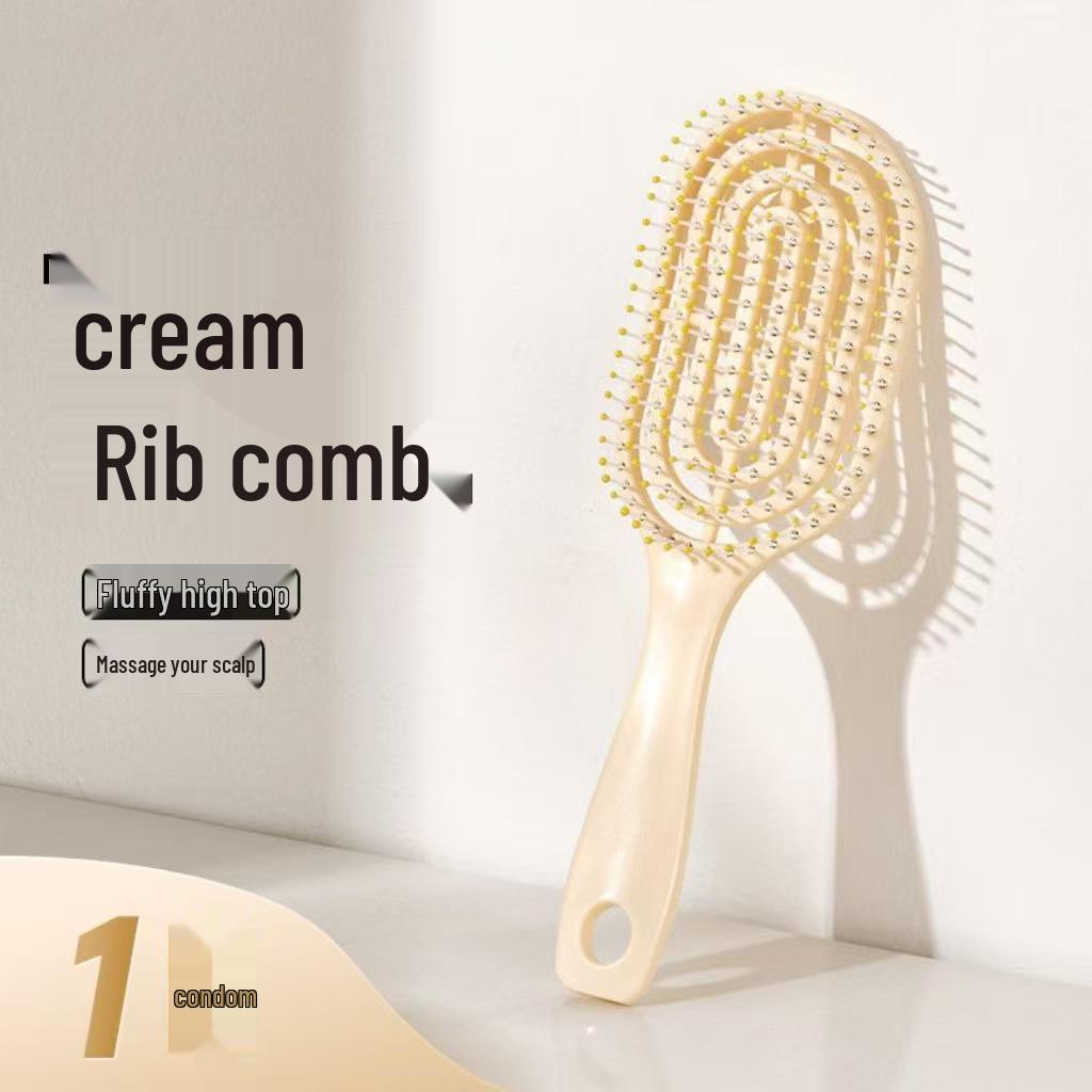 

Shunfa Пушистая женская двусторонняя изогнутая массажная расческа