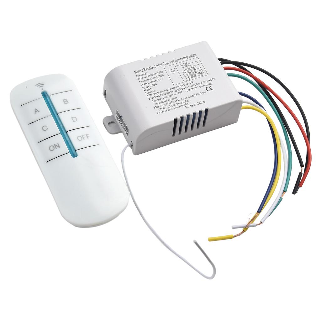 Switch Remote Control Passageway Receiver Garage Lighting Parts Stairs Transmitter Warehouse Wireless Hot Sale