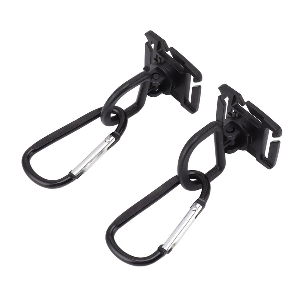 10PCS Lobster Clasp Trigger Clips PP Aluminum Alloy Tent Webbing Camping Lights Hanging D Shape Buckle Hook for Outdoor