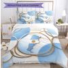 Set Biancheria da Letto Stampata Calcio Argentina 3 Pezzi Copriletto Traspirante Accogliente come Regalo per Inaugurazione Casa o Festa