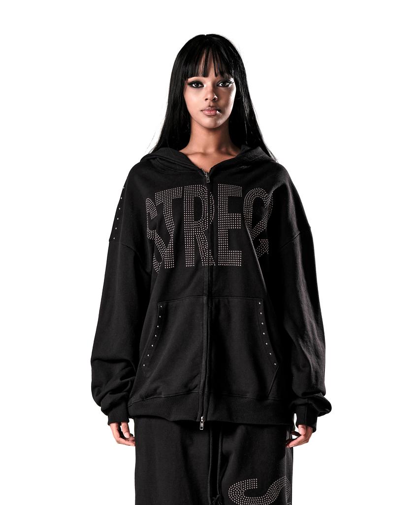 Eyang No Stress Hotfix Set Hood Zip-Up Black