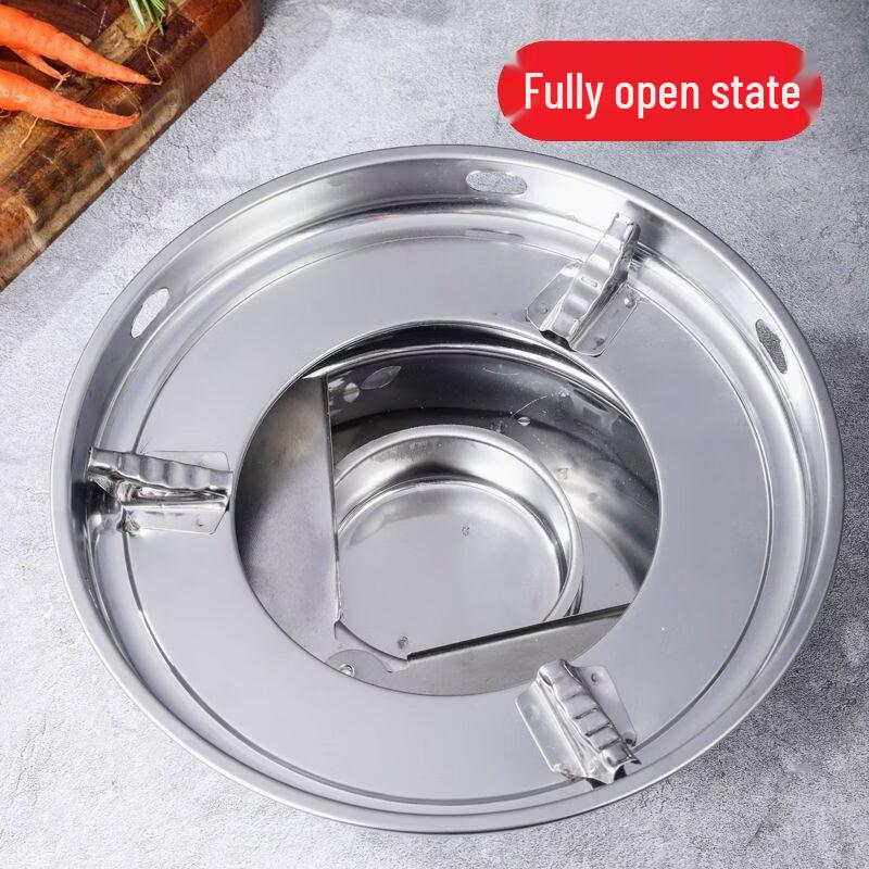 ZISIZ Stainless Steel Alcohol Burner Mini Hot Pot