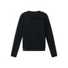 FILA White Fashion Classic Simple Elegant Versatile Comfortable Casual Long Sleeve Knit Two Piece Set Women tops Black F11W633402FBK
