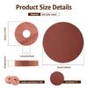 100Pcs Cedar Block Cedar Wood Moth Repellent with Sandpaper Health Natural Clothes Camphor Insect Repellent Moth Ball for Drawer