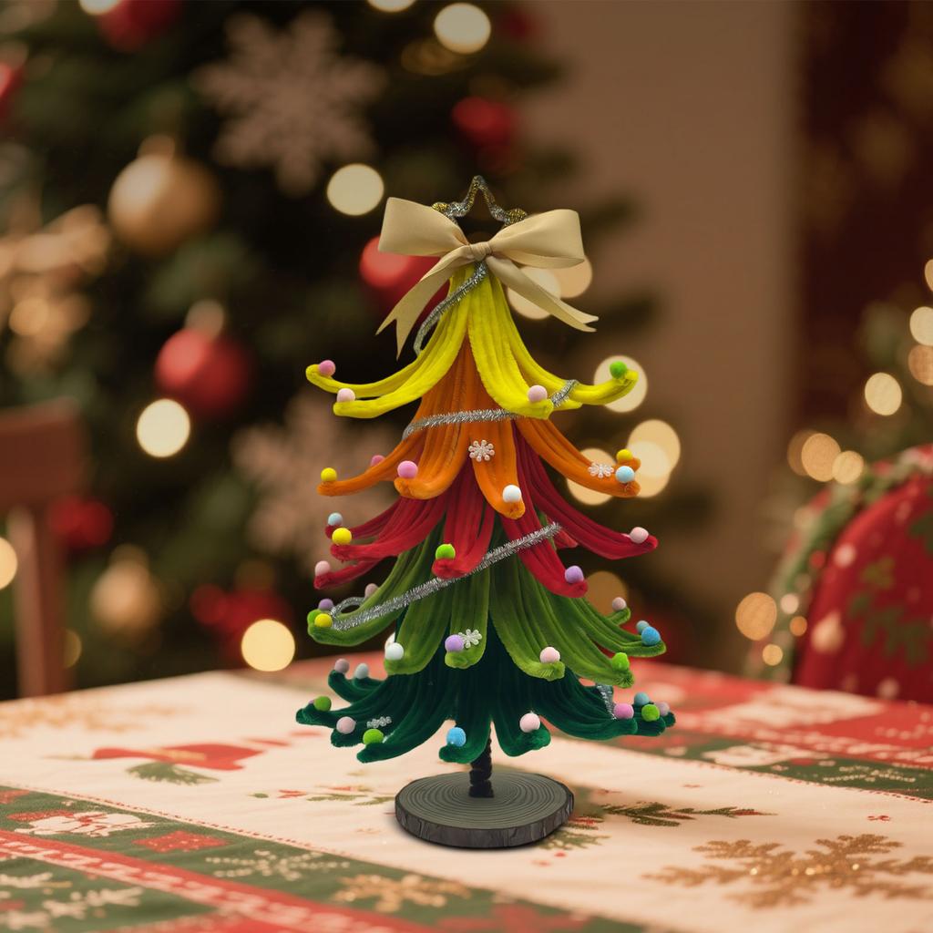 Weihnachtsbaum Desktop-Ornamente Weihnachtsdekoration Weihnachtsbaum-Stab DIY Weihnachtsbaum