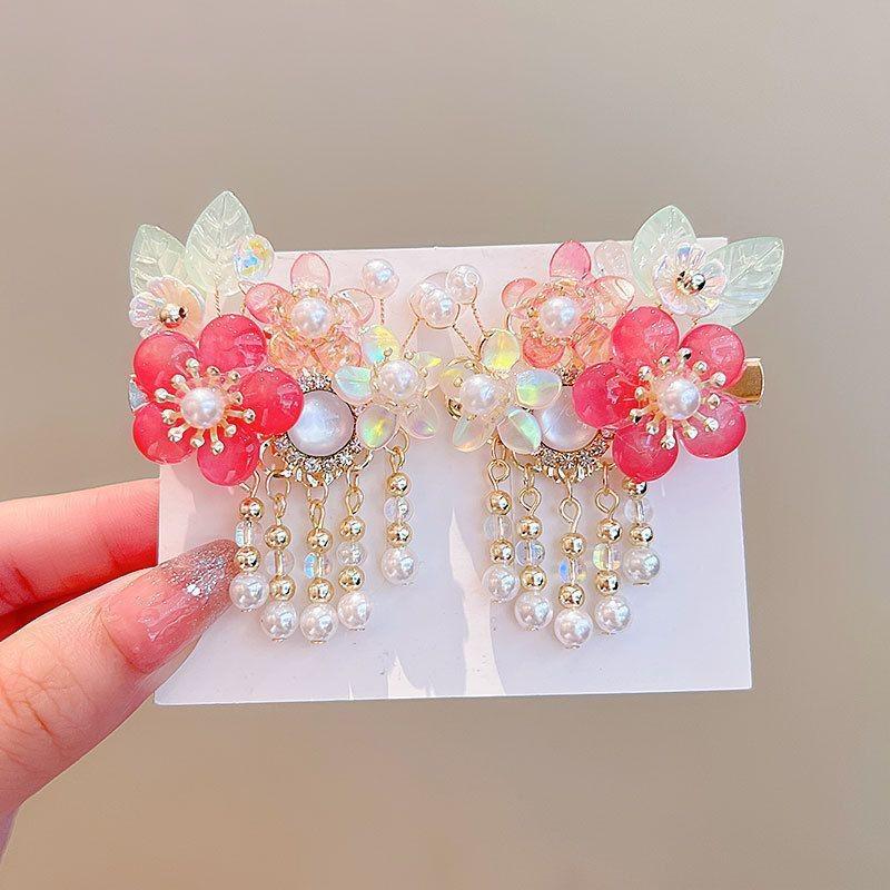 Ancient Style Tassel Hanfu Hair Accessories for Women & Girls - Chinese Princess Hair Clips