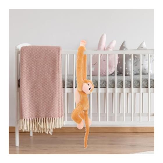 Hanging Monkey Plush Toys, Set of 2, Animal Toys for Kids and Adults, Home Decor