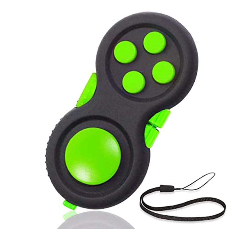 Spinner Fidget Stress Easing Anxiety Toys Fidget Pad Fidget Controller Stress Reducer For Teens Adult Fingertip Toys