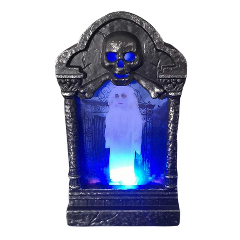 Halloween Headstone Light Halloween Decoration LED Graveyard Tombstone Party Happy Halloween Party Home Decorations