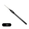 Wolf Hair Fine Line Brush - Black Triangular Birch Handle for Nail Art and Watercolor Detailing