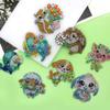 FineGood Animal Diamond Art Painting Keychain Kit 5D Diamond Art Suncatcher Kit Crystal Diamond Keychain DIY Carft 8 Pieces for Hanging Ornaments