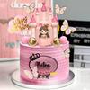 Prinzessin Cake Topper Schloss Kuchen Dekoration Lieblich Rosa Prinzessin Stern Schloss Ball Kuchen Topper Rosa Schloss Kuchen Dekoration mit B
