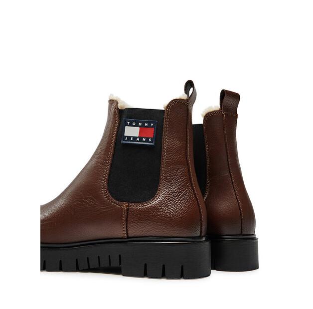 Ботинки челси Tommy Jeans EN0EN02626 коричневые