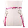 New Personalized Double Shoulder Faux Leather Waist Chain Strap