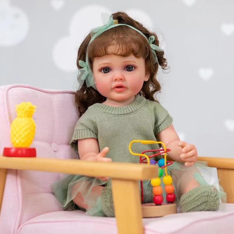 Simulation Baby Rebirth Doll Maddie3D Advanced Painted Cloth Body Simulation Baby Doll