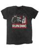 Run-DMC Ikonisches Rot-Streifen-Logo T-Shirt