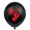 10pcs 12inch Halloween Balloon Pumpkin Printing Blood Handprint Latex Balloon Party Decoration