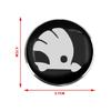 HIAQ2 4pcs 56mm 65mm Car Emblem Wheel Hub Caps Center Cover Sticker Decoration For Skoda Octavia Fabia Kamiq Kapoq Kodiaq Rapid SCALA