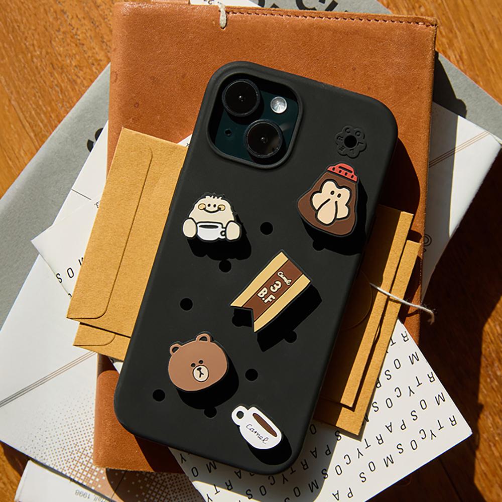 LINE FRIENDS x Camel Silicone Sticon Set