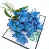 Simulated Flower Fake Lilies Silk Material Realistic Appearance Faux Flower Home Office