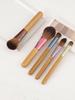 Mini 5pcs Makeup Brushes Set Beginner Brushes On-the-go Portable Travel Set Brushes