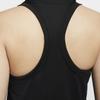 Nike Dri-FIT Racerback Sweat-Wicking Comfortable Tank Top Women Tops Black DX0707-010