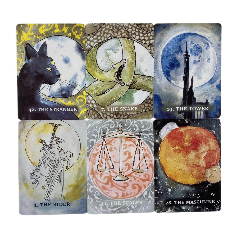 The Paper Oracle Cards Tarot Divination Deck English Vision Edition Board Playing Game For Party