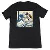 Gundam Sandrock In the Great Wave Off Kanagawa Anime Graphic Art Novelty Tee