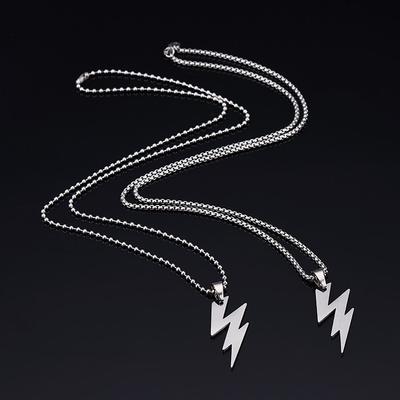 1PC Pendant Titanium Steel Necklace
