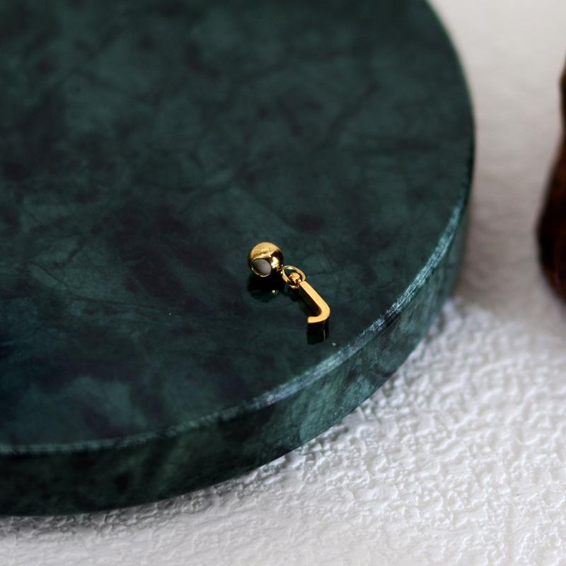 DIY Letter Necklace: 26 English Letter Pendant, Pull-Out Chain, Personalized Single Pendant Accessories