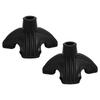 2 Pack Self Standing Quad Base Replacement 4 Point Walking Support Rubber End 19mm Inner Diameter