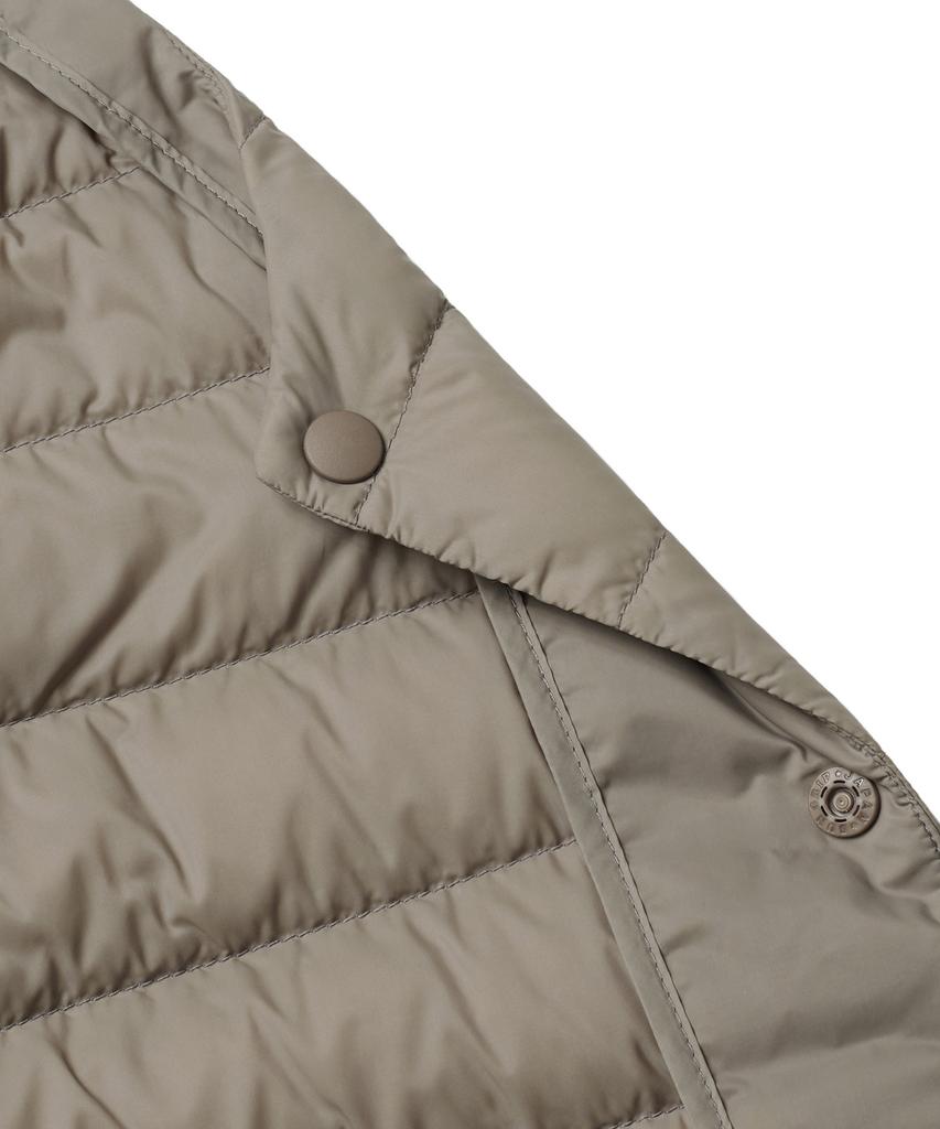 Musinsa Standard Transform Round Neck Light Down Jacket [Beige]