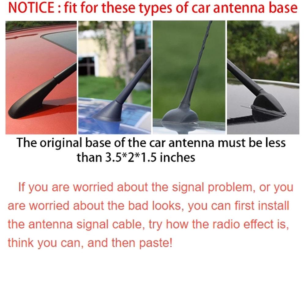 Universal Car Antennas Shark Fin Antenna Auto Radio Signal Aerials Roof Antennas for universal car model Car Styling