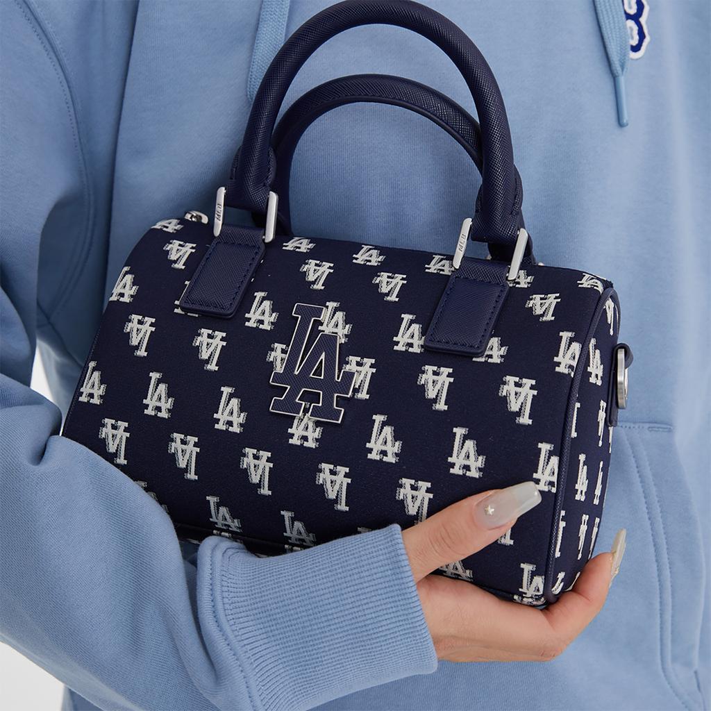 New MLB Artificial Leather Handbags Crossbody Bags Regular Unisex Marine Blue 3ABWS013N-07NYD