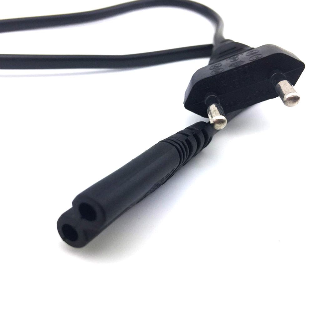 0.6m Laptop Cameras Printers Charging Cord Figure 8 C7 To Euro 2 Pin EU Power Charge Power Cables