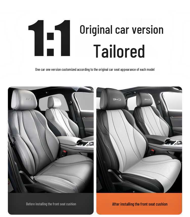 BYD Seal DMI Leather Seat Covers: Universal, Full Coverage & All-Season
