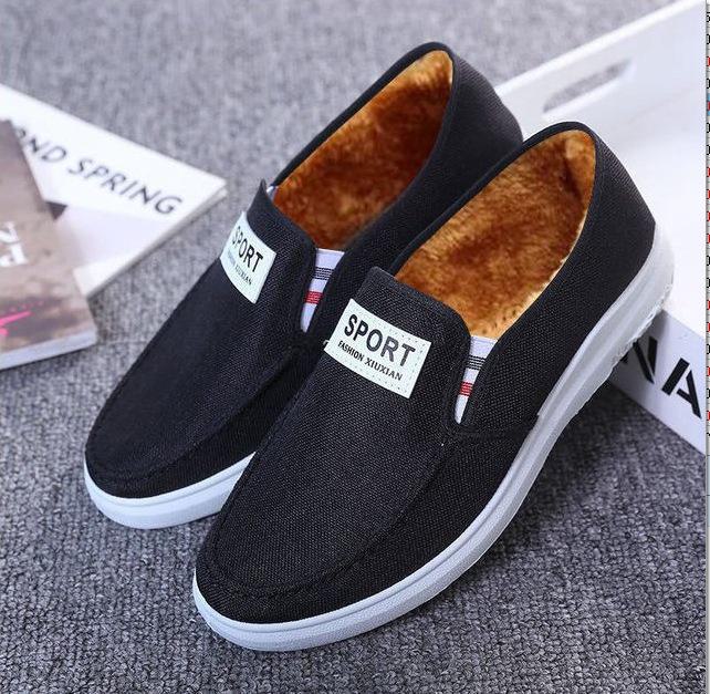 2023 Popular Canvas Men's Slip-On Low-Top Sneakers
