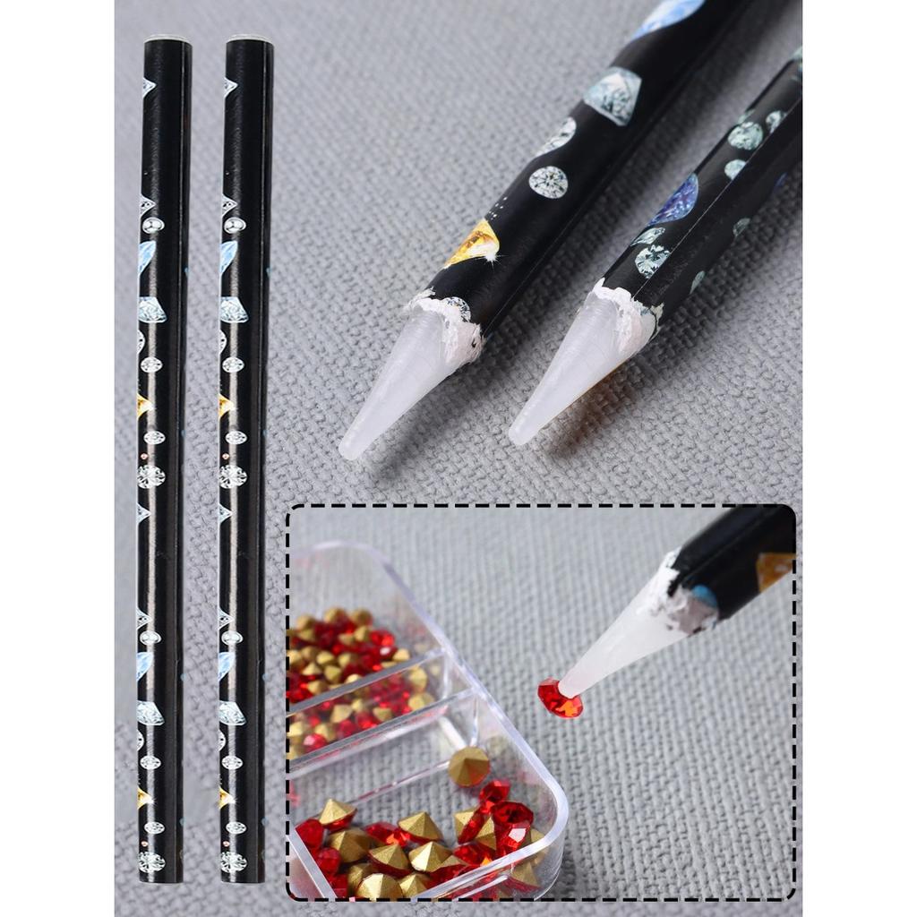 Nail Art Diamond Picking Crayon Small Diamond Jewelry Special Suction Setting Pen With Adhesive Tool Durable And Strong Adhesion