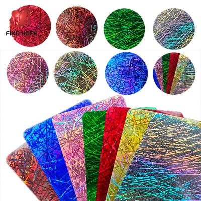 Hologram Iridescent Chrome Heat Transfer Vinyl Iron-on Garment Heat Press Textile T-Shirt HTV Printing for Cut Film DIY