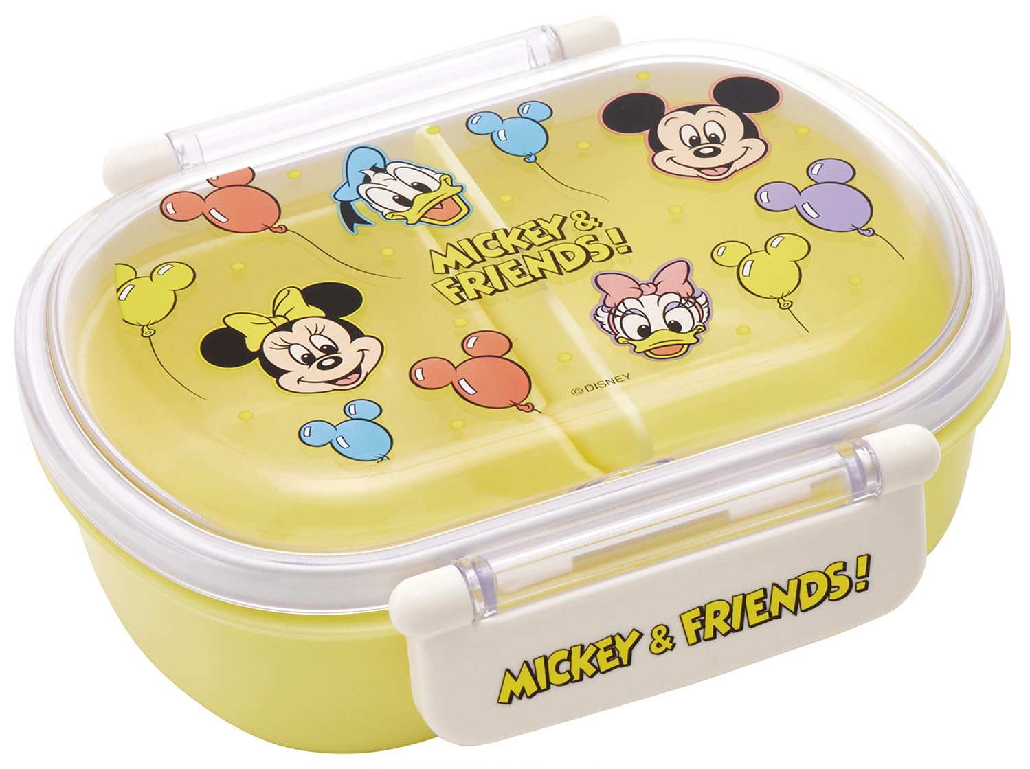 

Skater Bento 360ml with a Fluffy Made in Single Dishwasher and Microwave Disney Mickey Friends Balloon for Boys and Girls Children s Box, Capacity,