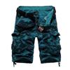 Men's Large Camouflage Multi-Pocket Loose Work Shorts