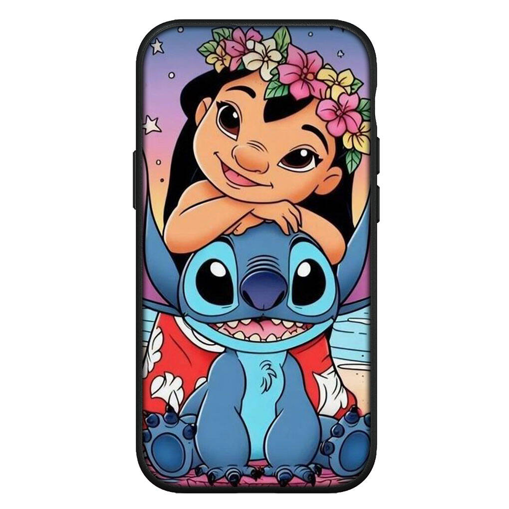Cover for iPhone 17 16 15 Xiaomi Poco Redmi Note 14 13 12 11 Pro Max 9 16e Samsung Galaxy S25 S24 S23 OPPO Huawei Cute Lilo Cartoon Stitch Phone Case