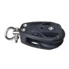 High-Load Sailboat Sheave Block – Single Pulley with Swivel Shackle & Plain Bearing (Durable, Heavy-Duty Marine Hardware)